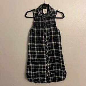 Lira Sleeveless Flannel Dress/Legging Top Size M.